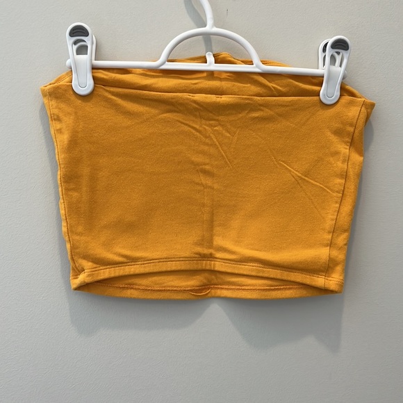 Garage tube top, Size S, Marigold Yellow, EUC - Picture 2 of 3